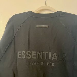 ESSENTIALS FOG black crewneck MED AND LARGE